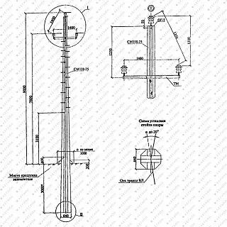 Многогранная опора УПМ10-1