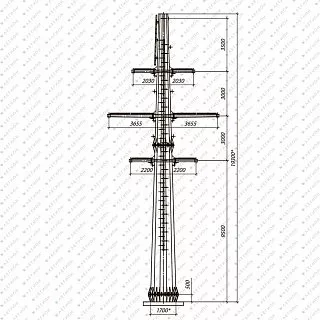 Многогранная опора УМ110-2