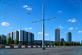 Опоры контактной сети