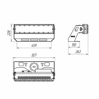 Прожектор VL-PRIME 300-01-G90-5К (80RA)